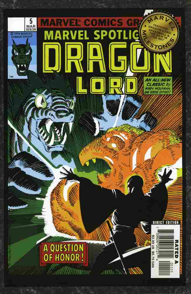 MARVEL MILESTONES DRAGON LORD SPEEDBALL AND MAN #