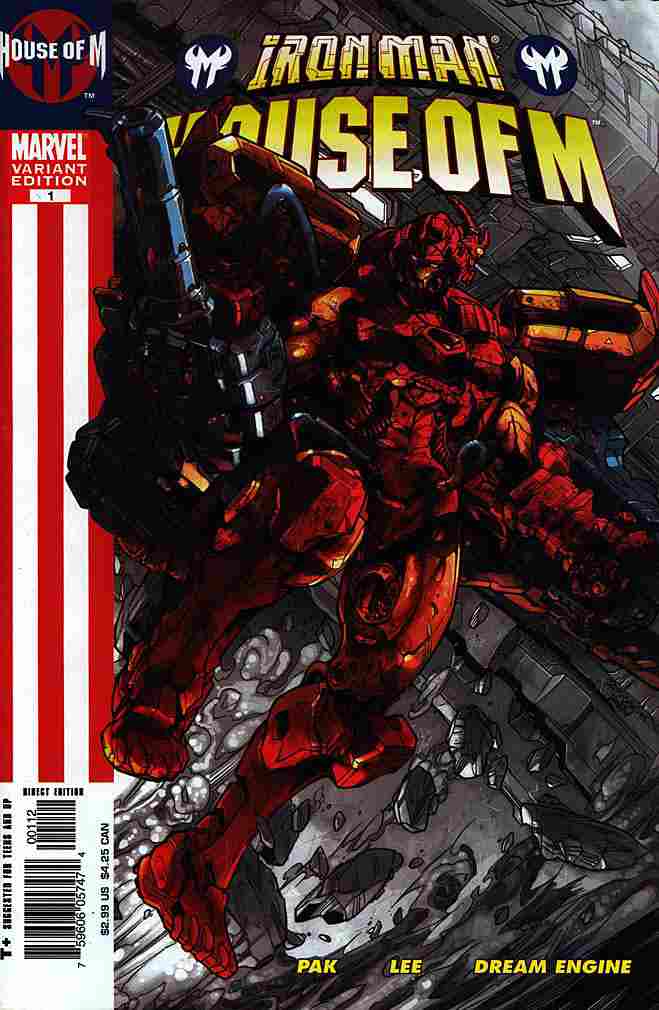 IRON MAN HOUSE OF M LTD EDITION VARIANT #1