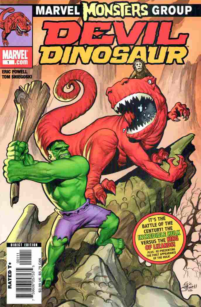 MARVEL MONSTERS DEVIL DINOSAUR #