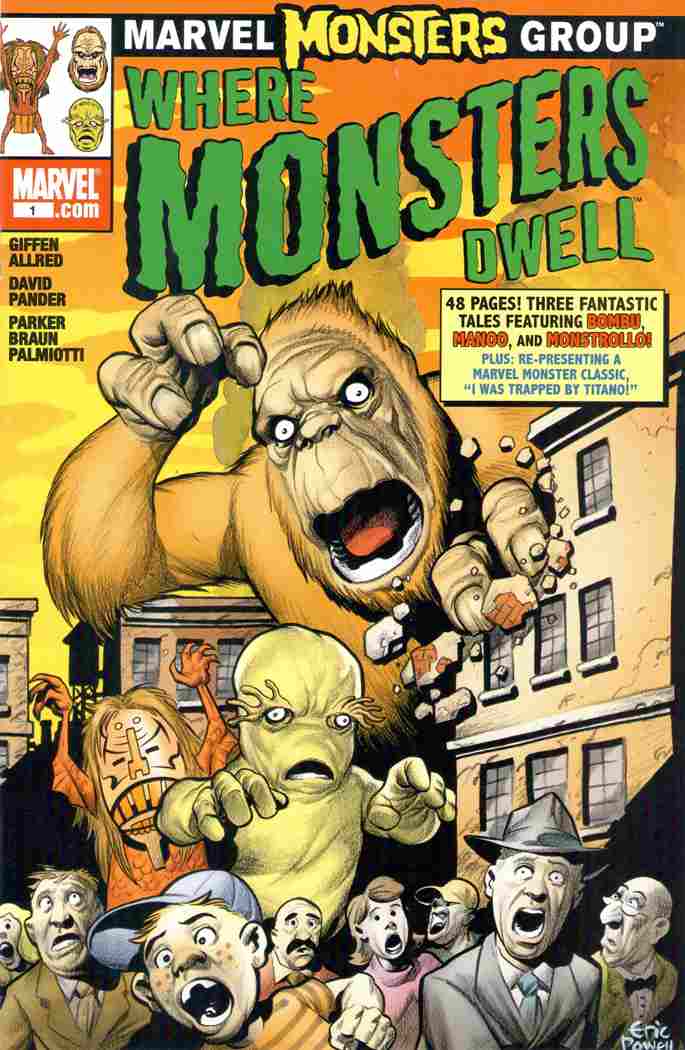 MARVEL MONSTERS WHERE MONSTERS DWELL #