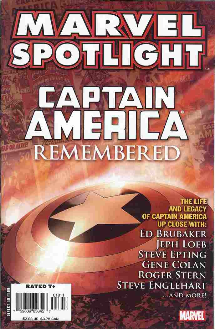 MARVEL SPOTLIGHT CAPTAIN AMERICA REMEMBERED #