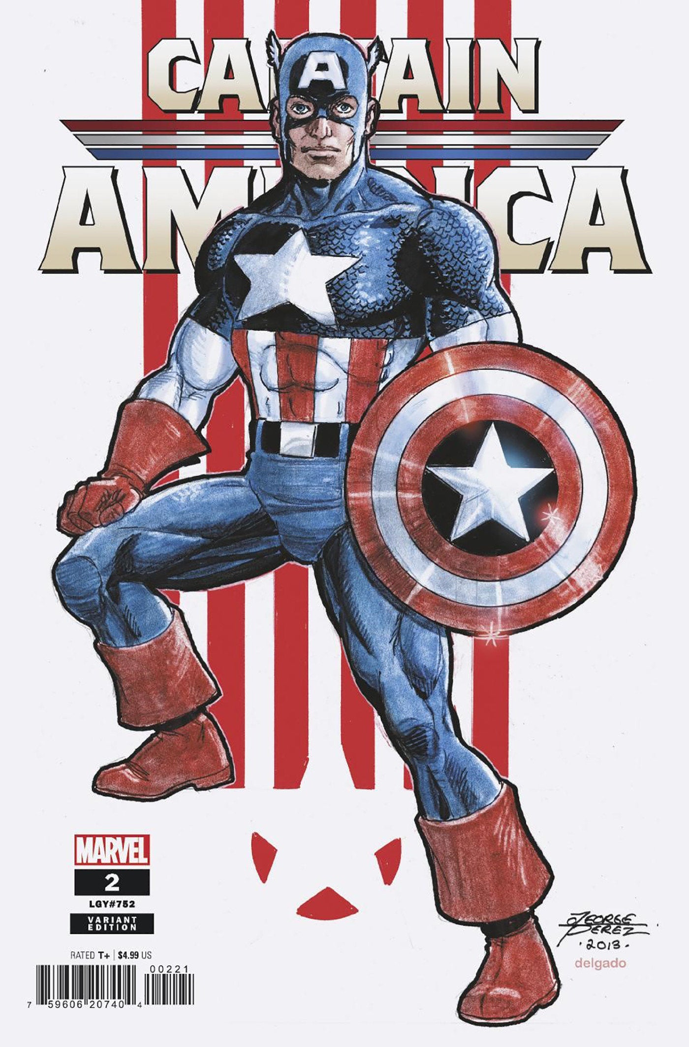 Captain America #2 George Perez Variant