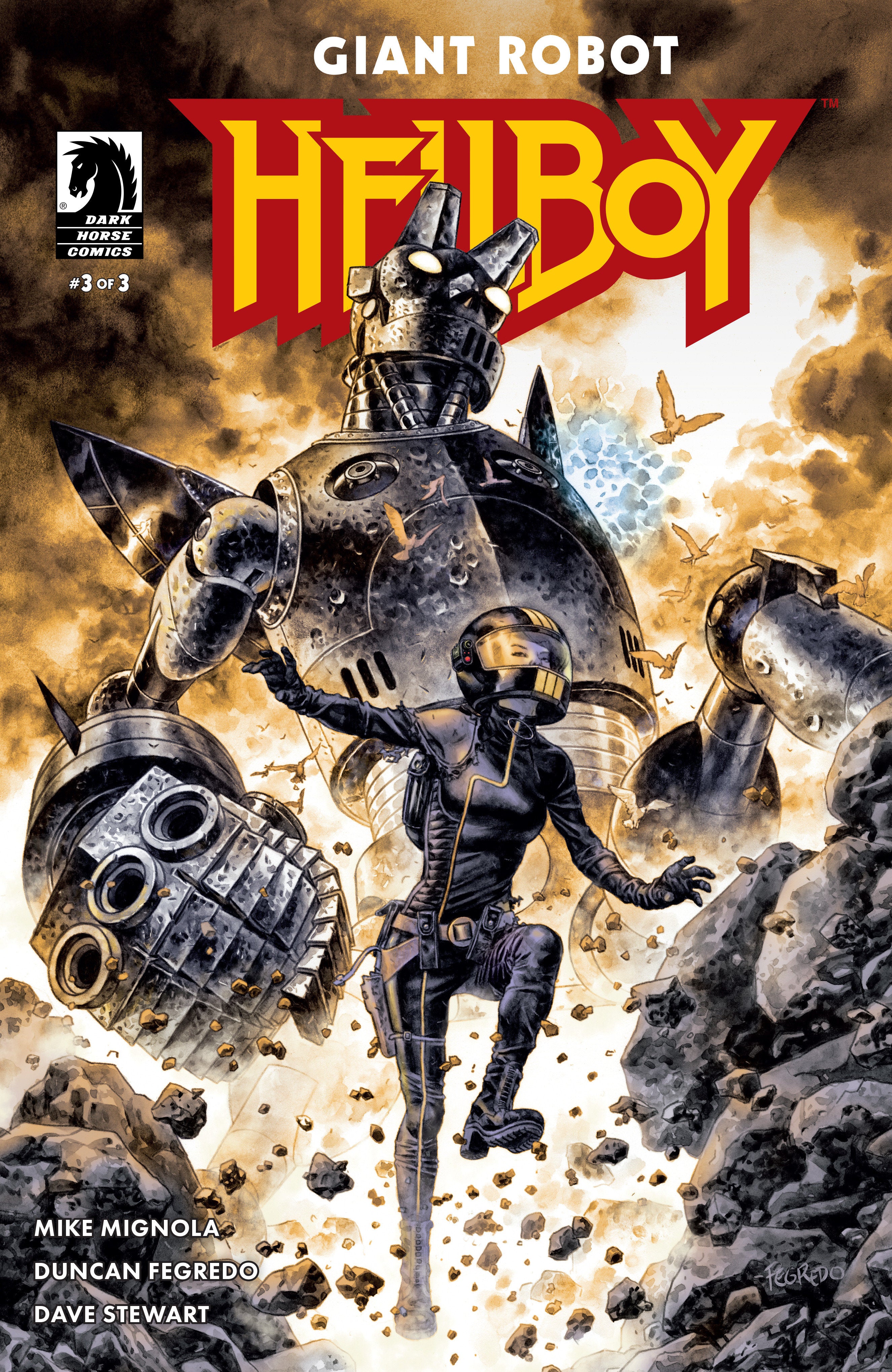 Giant Robot Hellboy #3 (Cover A) (Duncan Fegredo)