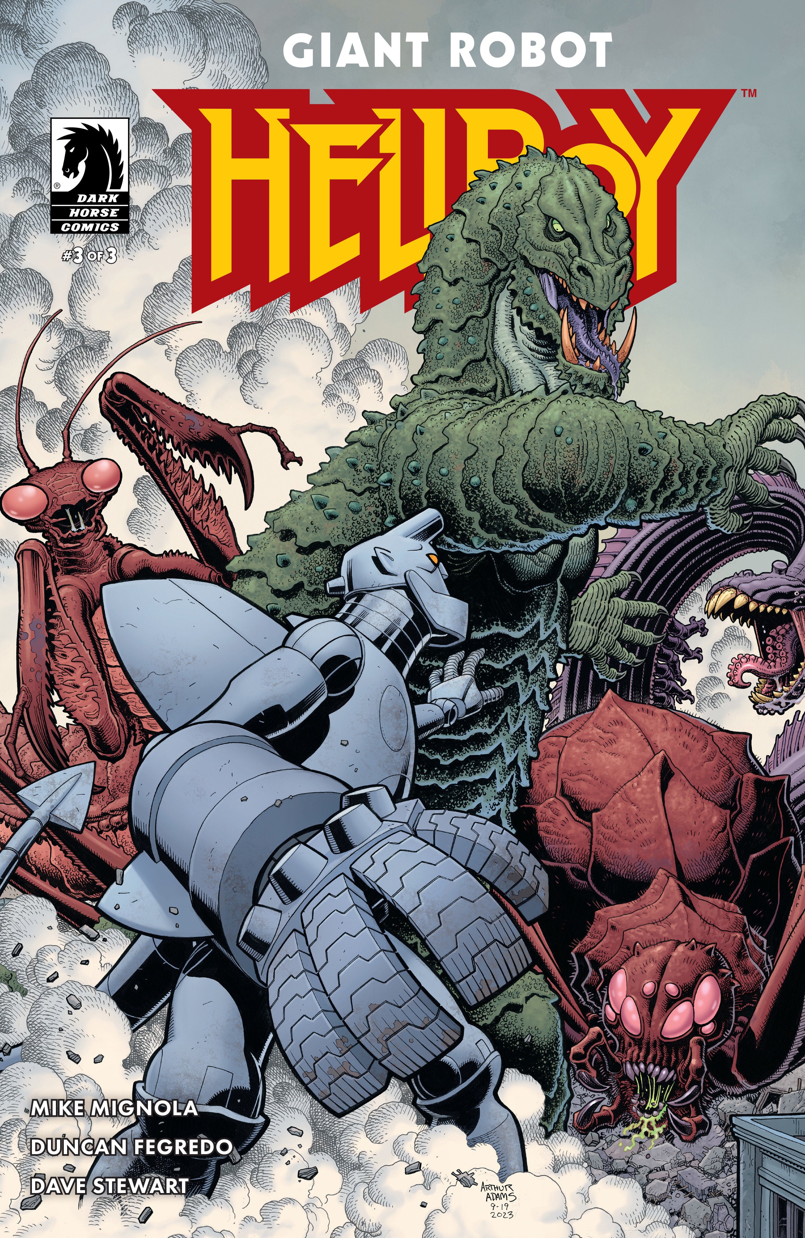 Giant Robot Hellboy #3 (Cover B) (Art Adams)