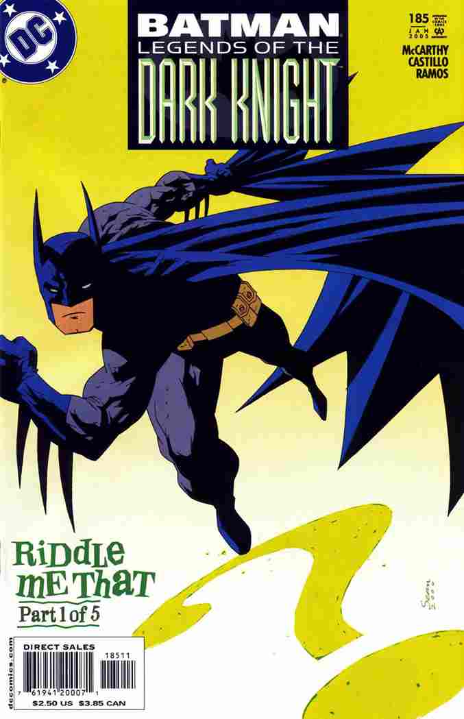 BATMAN LEGENDS OF THE DARK KNIGHT #185