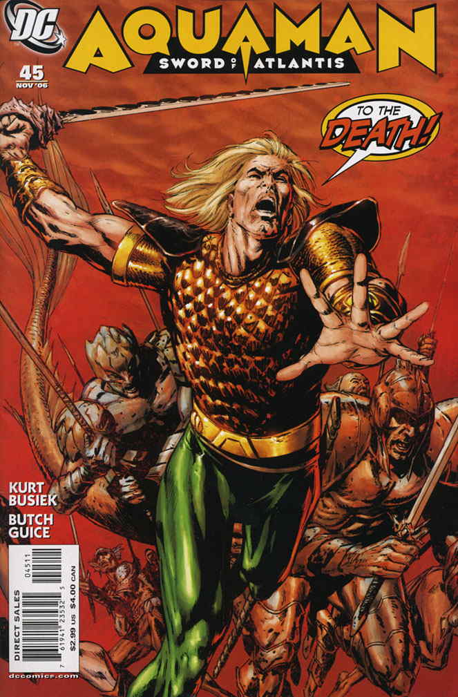 AQUAMAN SWORD OF ATLANTIS #45