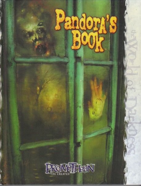 PROMETHEAN THE CREATED PANDORA'S BOOK RPG HC