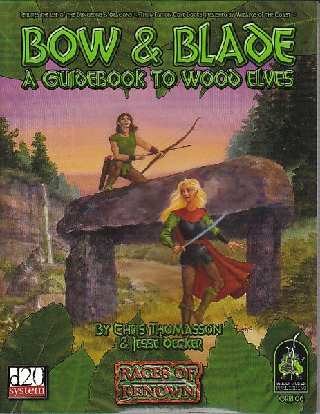 D&D GRP BOWS & BLADE GUIDEBOOK TO WOOD ELVES