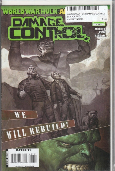 WORLD WAR HULK DAMAGE CONTROL (3 BOOK SET)