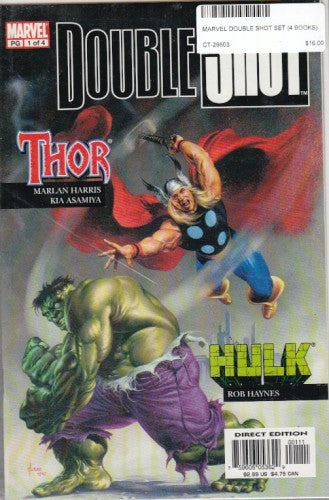 MARVEL DOUBLE SHOT SET (4 BOOKS)