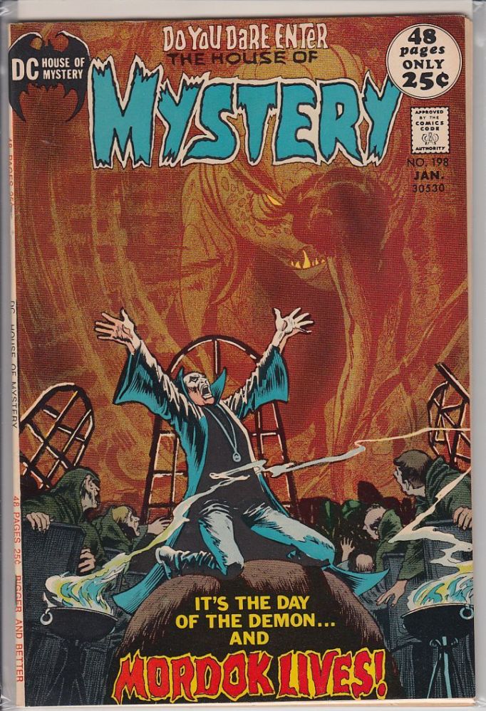 HOUSE OF MYSTERY #198 VF