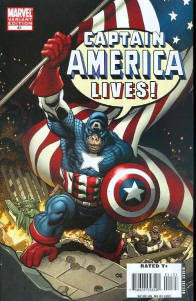 CAPTAIN AMERICA MONKEY VAR #41