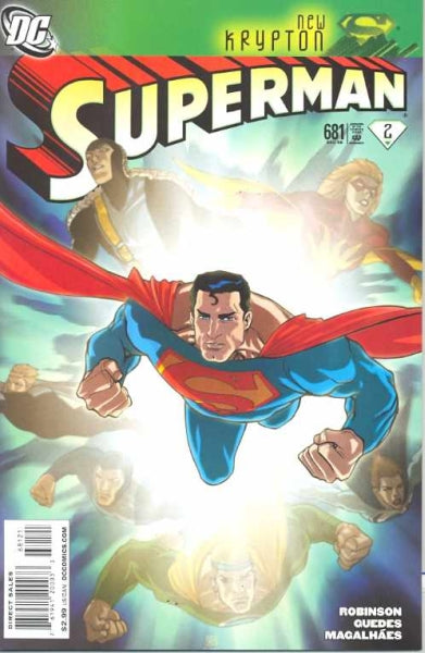 SUPERMAN VARIANT COVER #681