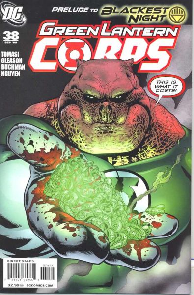 GREEN LANTERN CORPS (2006) #38 (BLACKEST NIGHT)