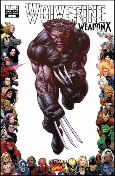 WOLVERINE WEAPON X (2002) #4 70TH FRAME FINCH VAR