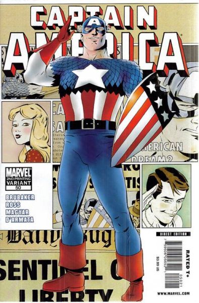 CAPTAIN AMERICA (2004) #50 2ND PRINT