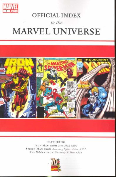 OFFICIAL INDEX TO MARVEL UNIVERSE #9