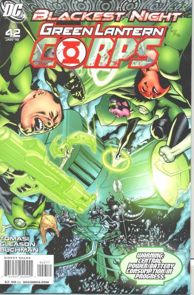 GREEN LANTERN CORPS (2006) #42 (BLACKEST NIGHT)