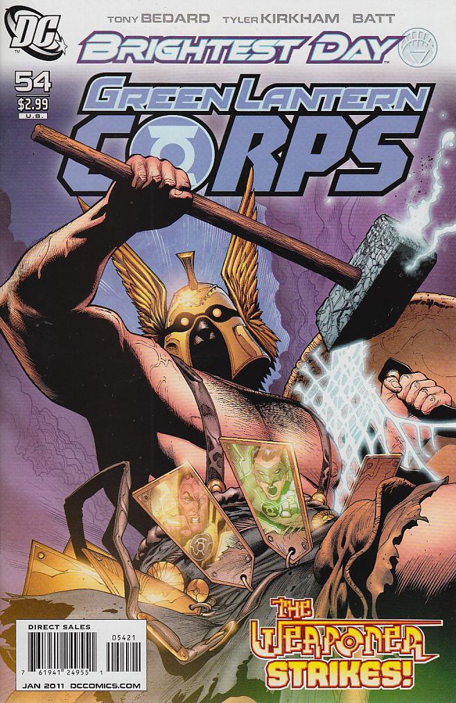 GREEN LANTERN CORPS (2006) #54 VAR ED (BRIGHTEST DAY)