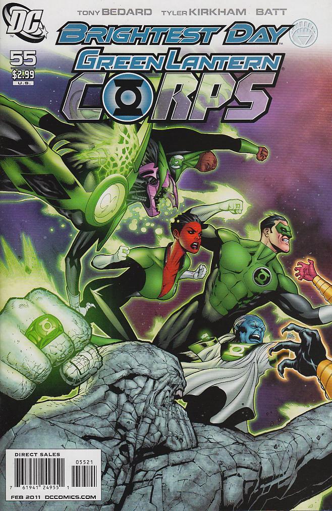 GREEN LANTERN CORPS (2006) #55 VAR ED (BRIGHTEST DAY)