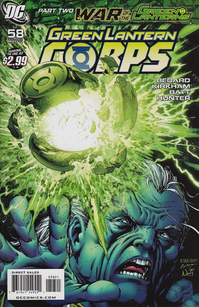 GREEN LANTERN CORPS (2006) #58 VAR ED (WAR OF GL)