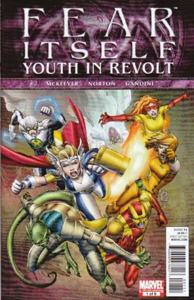 FEAR ITSELF YOUTH IN REVOLT SET #1 TO #6