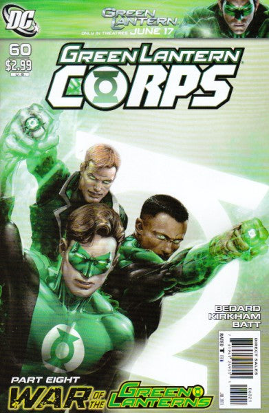 GREEN LANTERN CORPS (2006) #60 VAR ED (WAR OF GL)