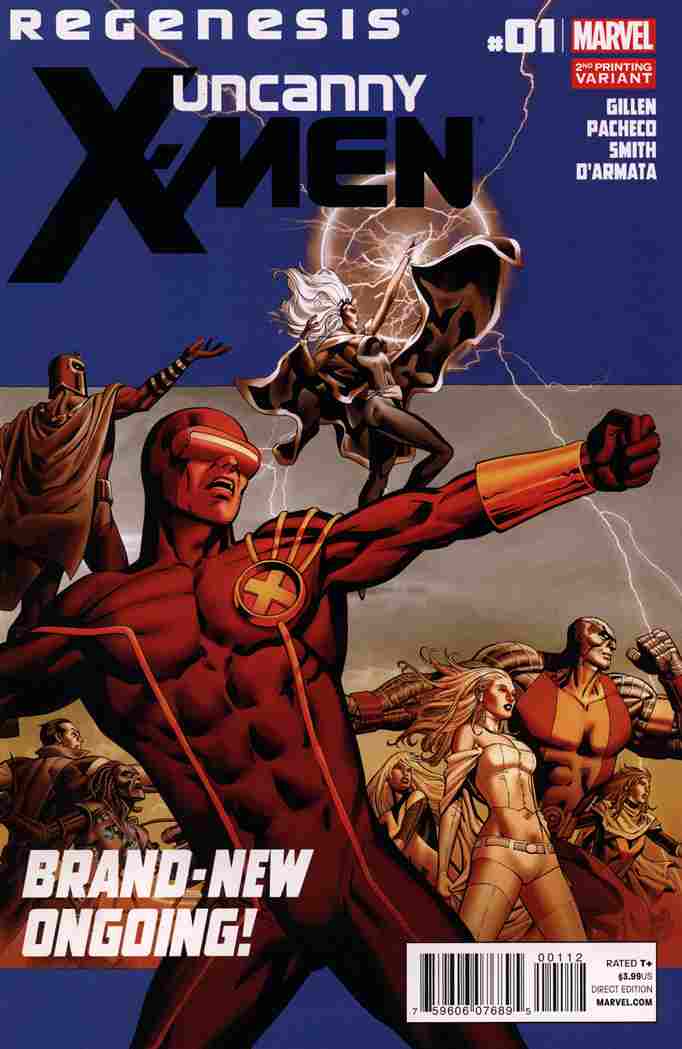 UNCANNY X-MEN (2012) #01 2ND PRINT PACHECO VAR XREGB