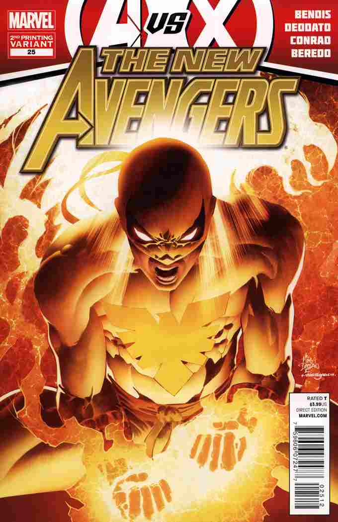 NEW AVENGERS (2010) #25 2ND PTG DEODATO VAR AVX