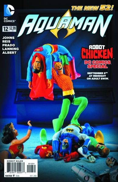 AQUAMAN (2011) #12 ROBOT CHICKEN VAR ED