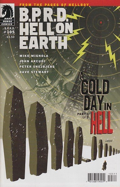 BPRD HELL ON EARTH #105 COLD DAY IN HELL #1 (OF 2)