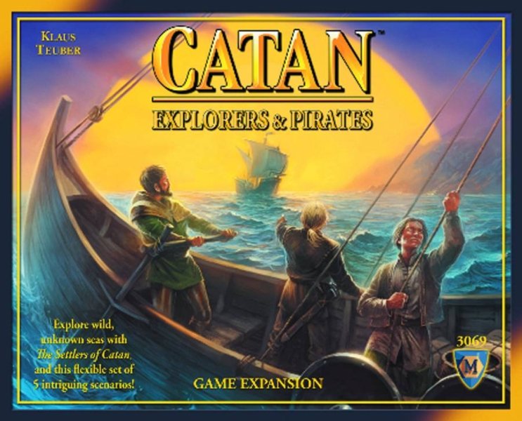 SETTLERS OF CATAN EXPLORERS & PIRATES GAME EXPANSION