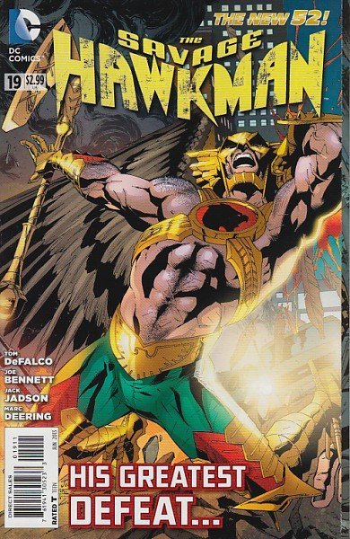 SAVAGE HAWKMAN #19