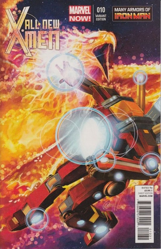 ALL NEW X-MEN #10 NOW HORN IRON MAN MANY ARMORS VARIANT