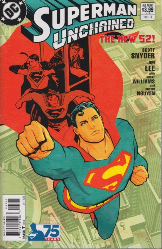 SUPERMAN UNCHAINED #3 75TH ANNIV VAR ED MODERN AGE