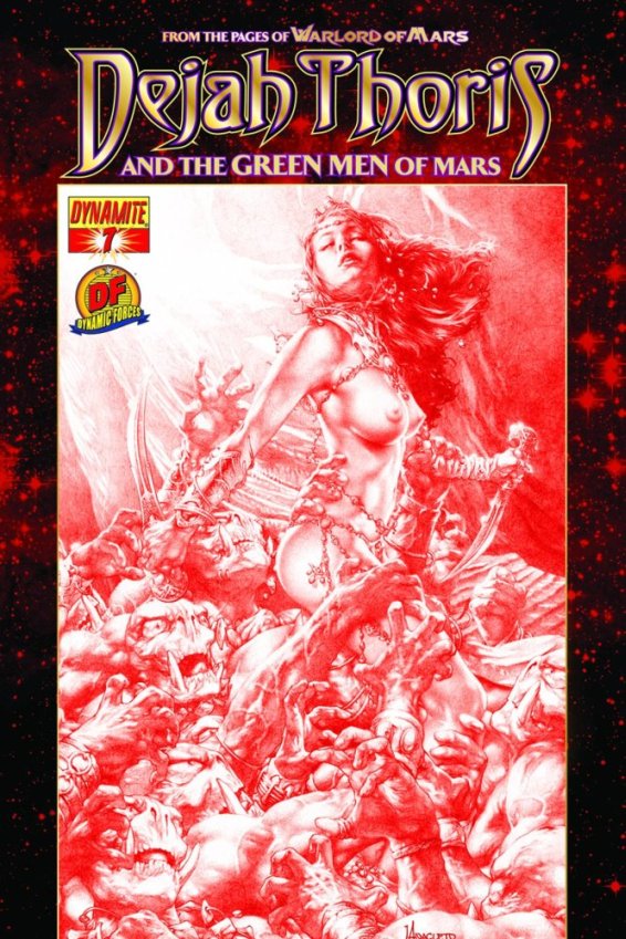 DEJAH THORIS GREEN MEN OF MARS #7 RISQUE RED CVR