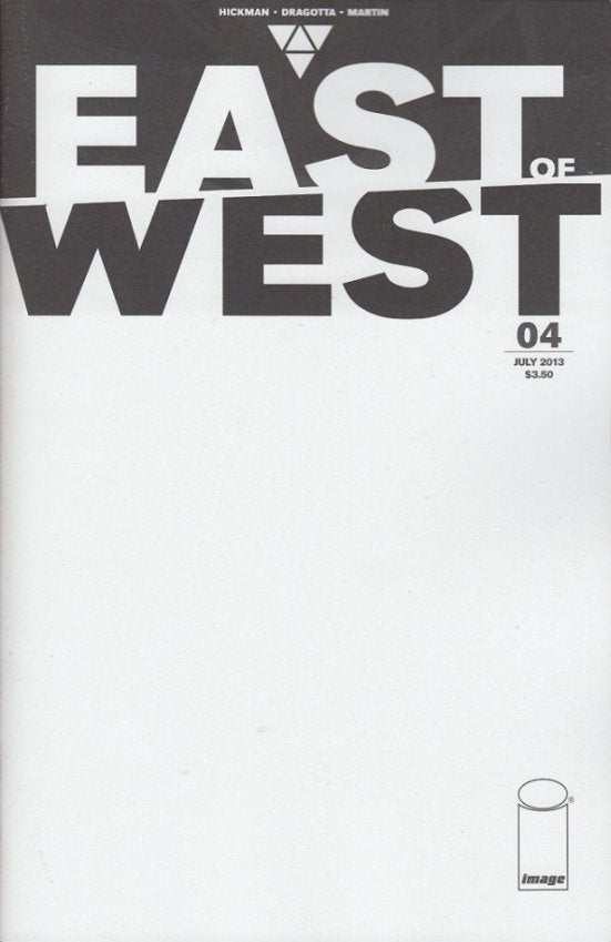 EAST OF WEST #4 BLANK SKETCH COVER