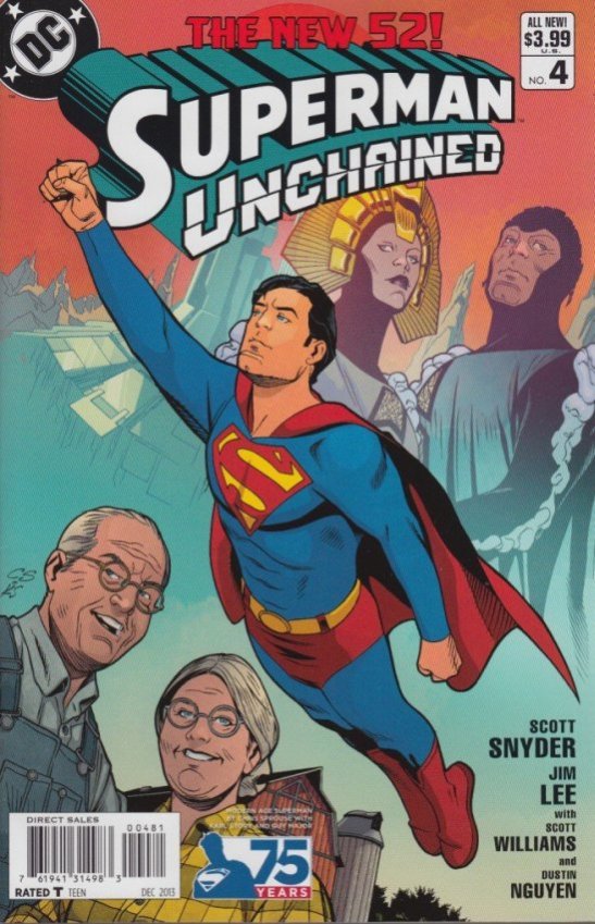 SUPERMAN UNCHAINED #4 75TH ANNIV VAR ED MODERN AGE