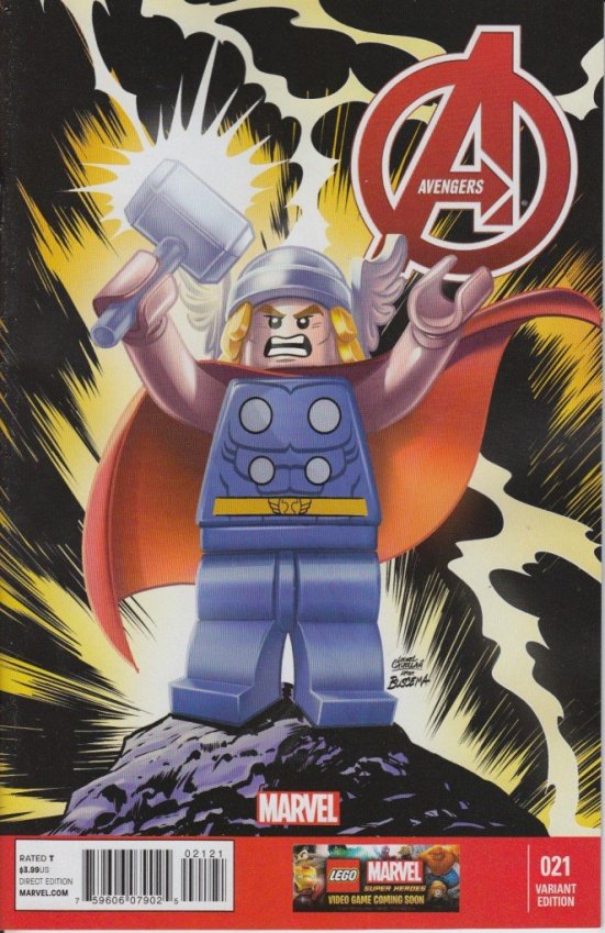 AVENGERS (2012) #21 CASTELLANI LEGO VARIANT COVER