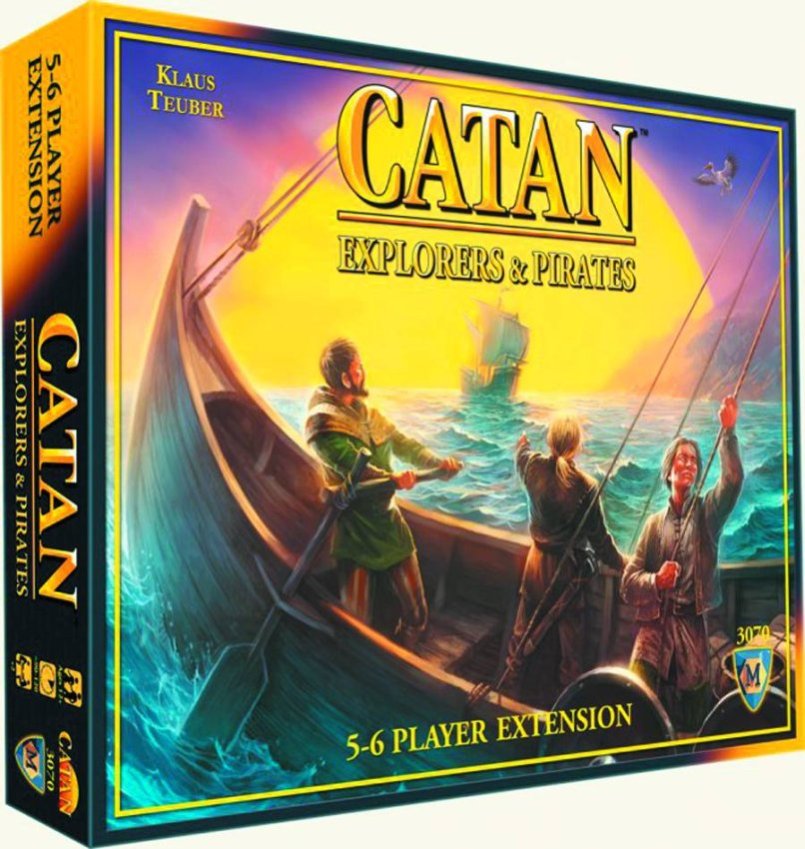 SETTLERS OF CATAN EXPLORERS & PIRATES 5-6 PLAYER EXPANSION