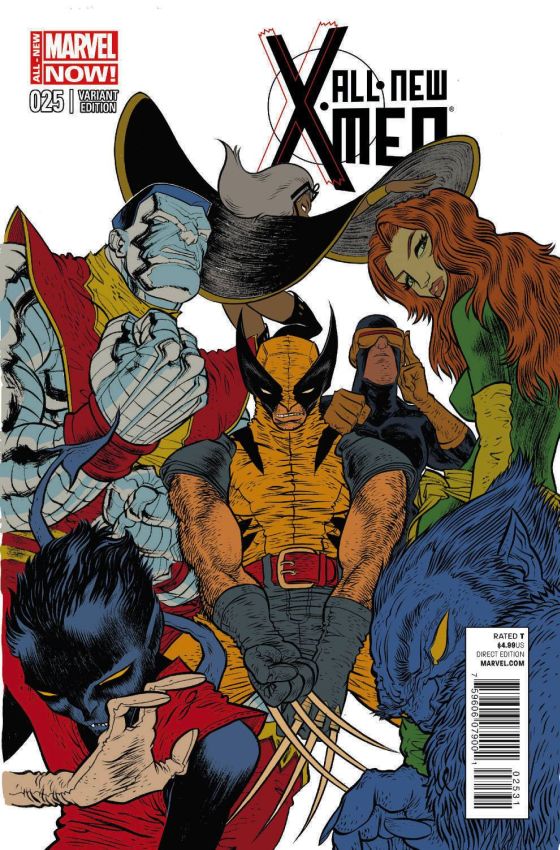 ALL NEW X-MEN #25 GRAMPA VAR