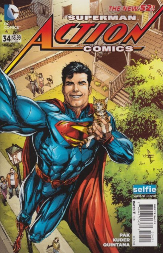 ACTION COMICS (2011) #34 DCU SELFIE VAR ED (DOOMED)