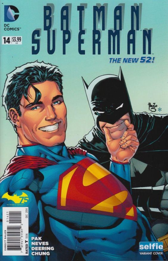 BATMAN SUPERMAN (2013) #14 DCU SELFIE VAR ED