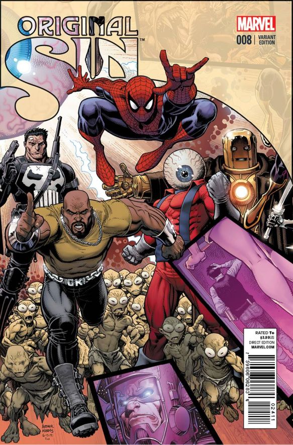 ORIGINAL SIN #8 (OF 8) ADAMS INTERLOCKING BATTLE VAR