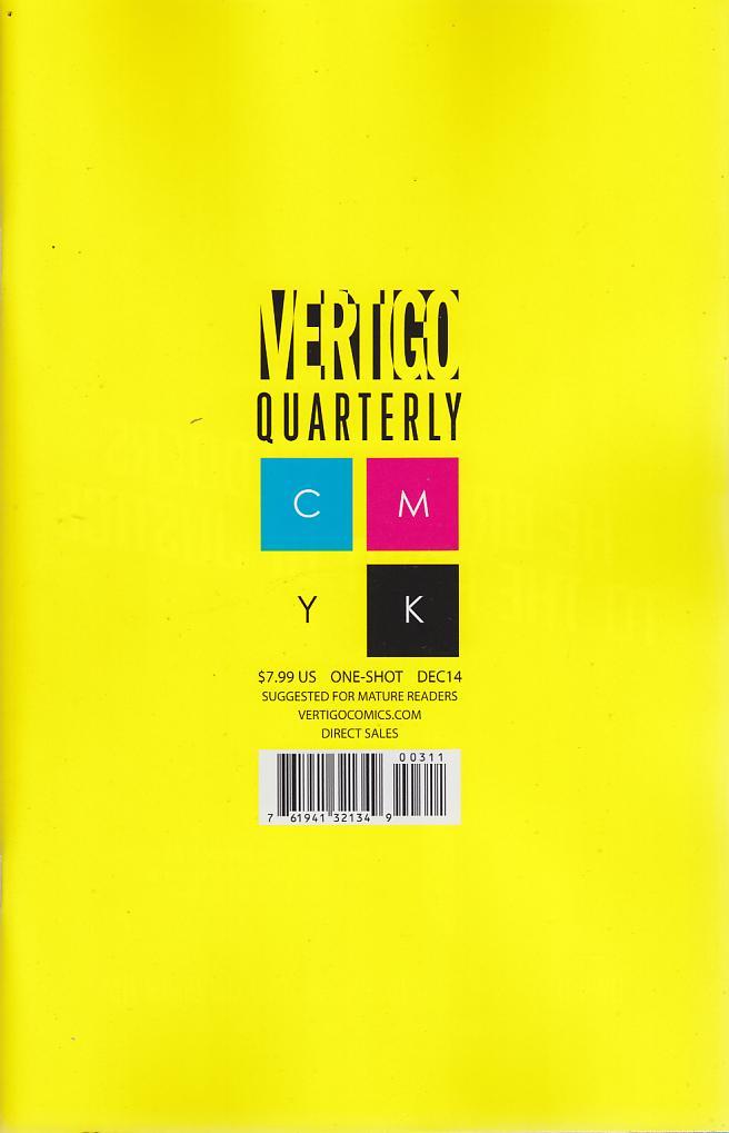 VERTIGO QUARTERLY #1 YELLOW (MR)