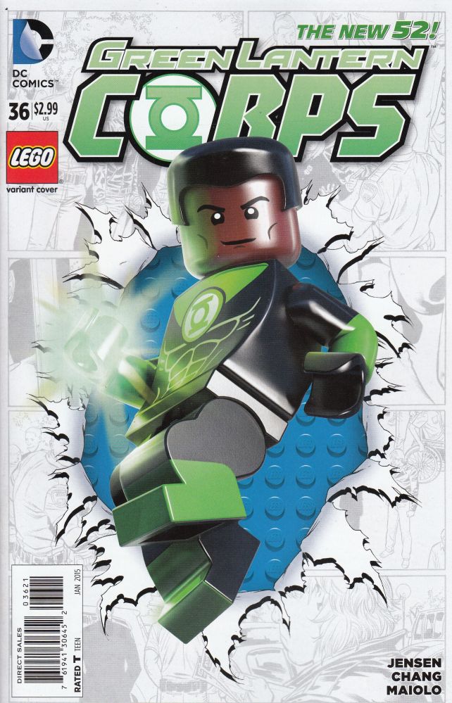 GREEN LANTERN CORPS (2011) #36 LEGO VAR ED (GODHEAD)