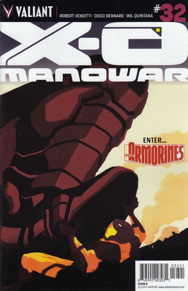 X-O MANOWAR (2012) #32 CVR B INTERLOCKING ALLEN