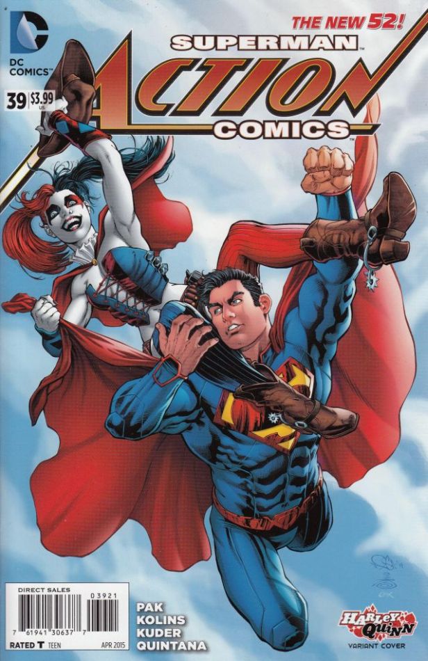 ACTION COMICS (2011) #39 HARLEY QUINN VAR ED