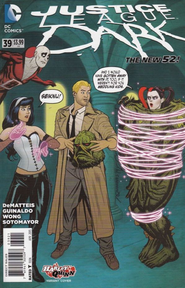 JUSTICE LEAGUE DARK (2011) #39 HARLEY QUINN VAR ED