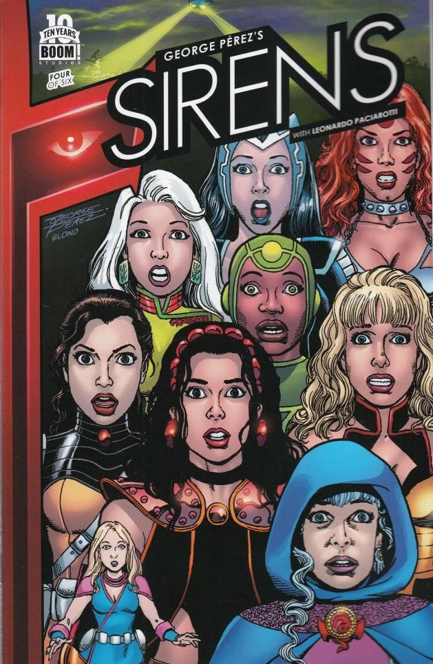 GEORGE PEREZ SIRENS #4 MAIN WRAPAROUND CVR